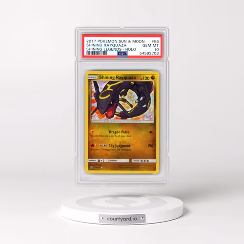 2017 Pokémon Sun & Moon Shining Legends #56 Shining Rayquaza - Holo Holo (PSA 10 GEM MINT)