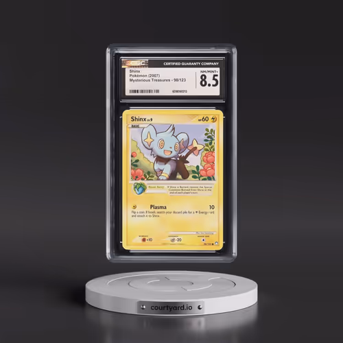 2007 Mysterious Treasures #98/123 Shinx (CGC 8.5 NM-MT+)