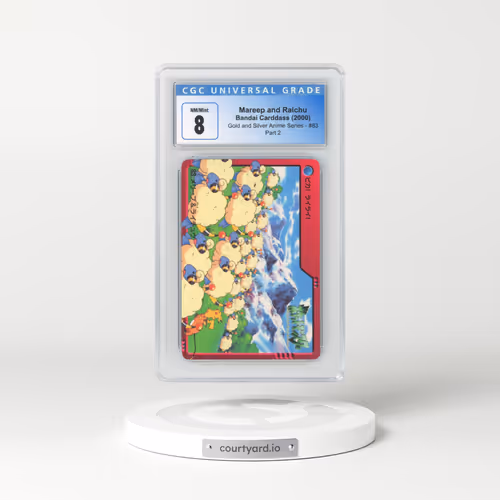 2000 Gold and Silver Anime Series #83 Mareep and Raichu - Part 2 (CGC 8 NM-MT)