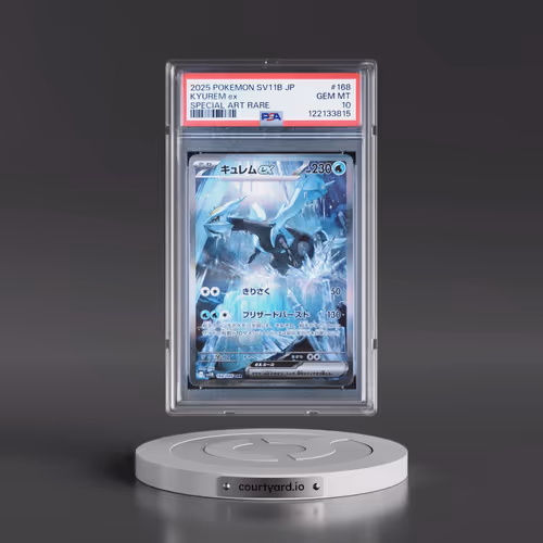 2025 Pokémon Sv11b-Black Bolt #168 Kyurem EX - Holo Special Art Rare (PSA 10 GEM MINT)