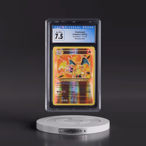2016 Evolutions #11/108 Charizard - Reverse Holo (CGC 7.5 NM+)
