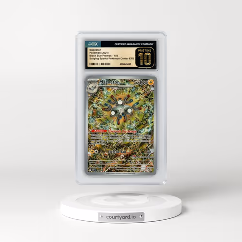 2024 Pokémon Svp EN-SV Black Star Promo #159 Magneton - Surging Sparks Pokemon Center Elite Trainer