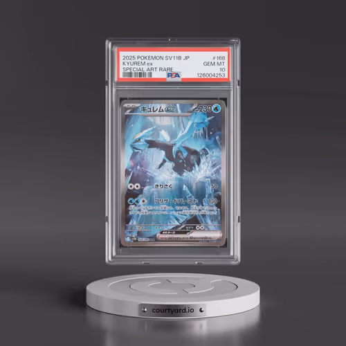 2025 Pokémon Sv11b-Black Bolt #168 Kyurem EX - Holo Special Art Rare (PSA 10 GEM MINT)