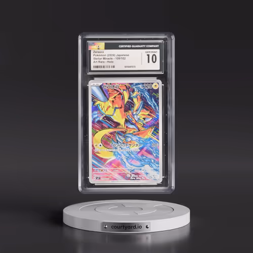 2024 Stellar Miracle #109/102 Zeraora - Art Rare Holo (CGC 10 GEM MINT)