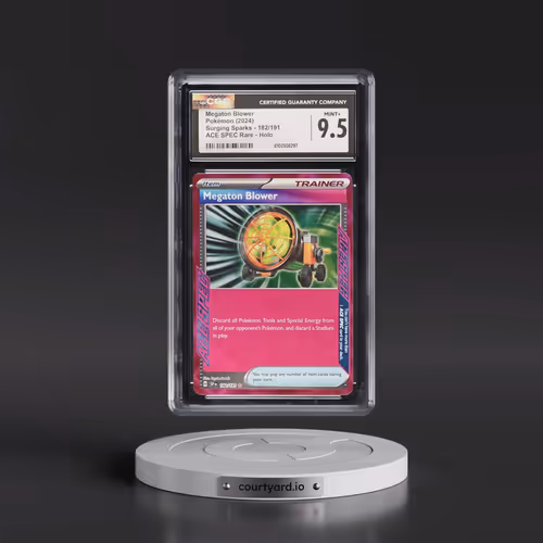 2024 Surging Sparks - SSP EN #182/191 Megaton Blower - ACE SPEC Rare Holo (CGC 9.5 MINT+)