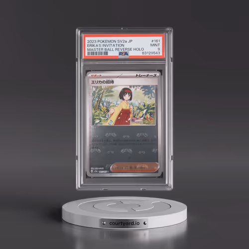 2023 Pokémon Sv2a-Pokémon 151 #161 Erika's Invitation - Reverse Holo Master Ball (PSA 9 MINT)