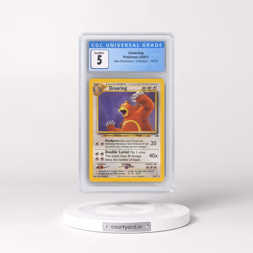 2001 Neo Discovery #34/75 Ursaring (CGC 5 EX)