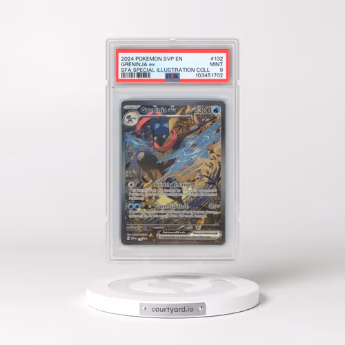 2024 Pokémon Svp EN-SV Black Star Promo #132 Greninja EX - Holo Shrouded Fable Special Illustration