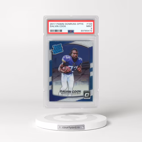 2017 Panini Donruss Optic #193 Dalvin Cook (PSA 9 MINT)