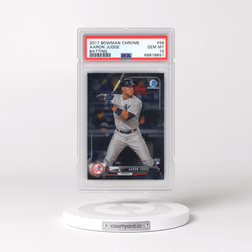 2017 Bowman Chrome #56 Aaron Judge - Batting (PSA 10 GEM MINT)