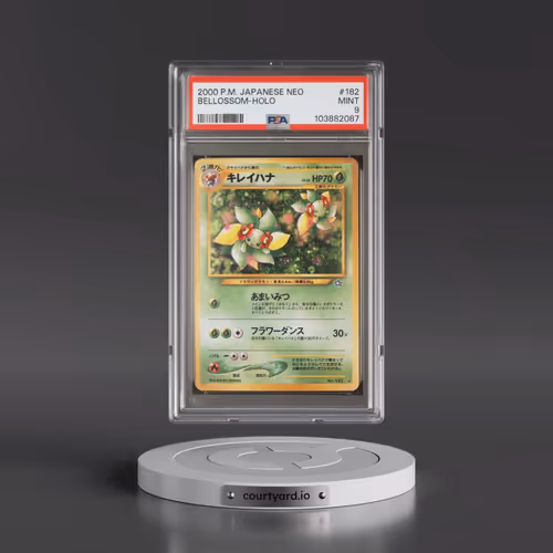 2000 Pokémon Neo #182 Bellossom - Holo (PSA 9 MINT)