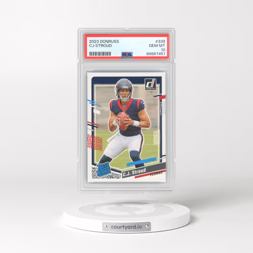 2023 Panini Donruss #339 CJ Stroud (PSA 10 GEM MINT)