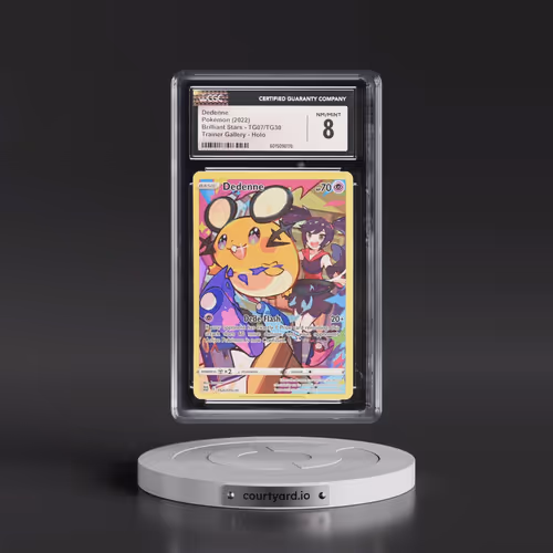 2022 Brilliant Stars #TG07/TG30 Dedenne - Character Rare (CGC 8 NM-MT)