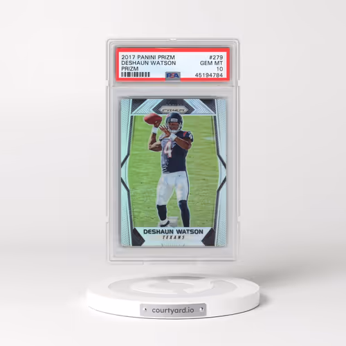 2017 Panini Prizm #279 Deshaun Watson - Prizm (PSA 10 GEM MINT)