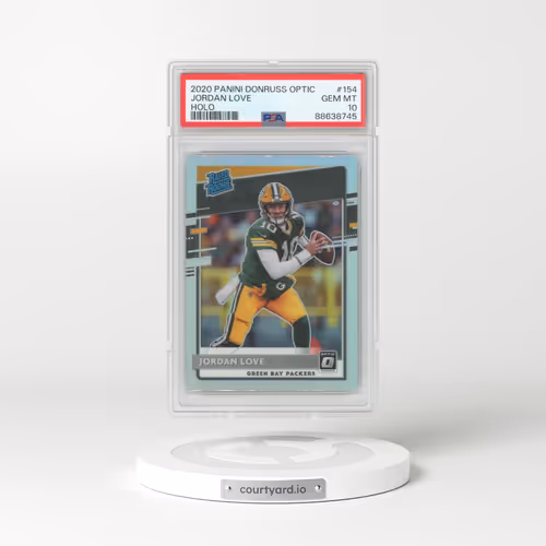 2020 Panini Donruss Optic #154 Jordan Love - Holo (PSA 10 GEM MINT)