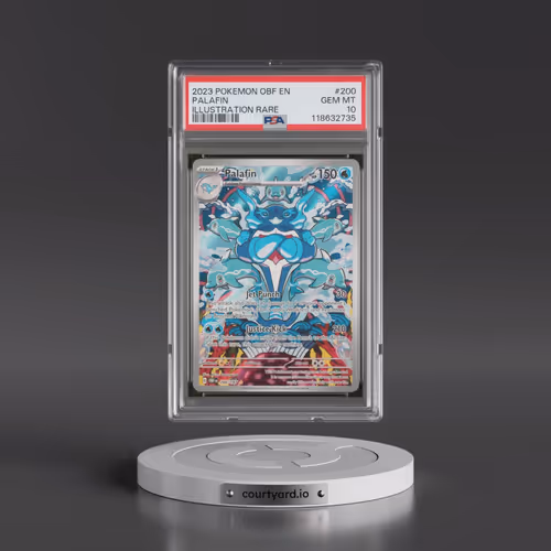 2023 Pokémon Obf EN-Obsidian Flames #200 Palafin - Illustration Rare (PSA 10 GEM MINT)