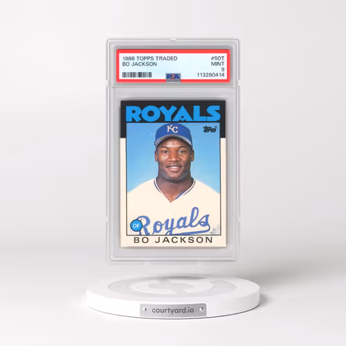 1986 Topps Traded #50T Bo Jackson (PSA 9 MINT)