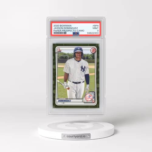 2020 Bowman Paper Prospects #BP8 Jasson Dominguez - Camo (PSA 9 MINT)