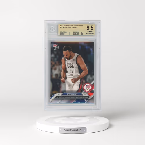 2024 Topps Now Olympic Games #22 Steph Curry (BGS 9.5 GEM MINT)