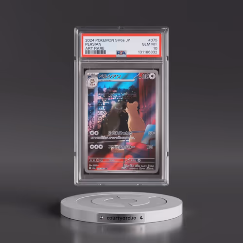 2024 Pokémon Sv6a-Night Wanderer #075 Persian - Art Rare (PSA 10 GEM MINT)