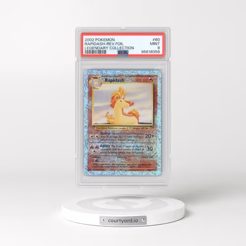 2002 Pokémon Legendary Collection #60 Rapidash - Reverse Foil (PSA 9 MINT)
