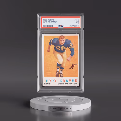 1959 Topps #116 Jerry Kramer (PSA 7 NM)