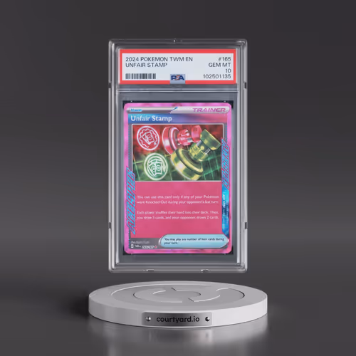2024 Pokémon Twm EN-Twilight Masquerade #165 Unfair Stamp (PSA 10 GEM MINT)