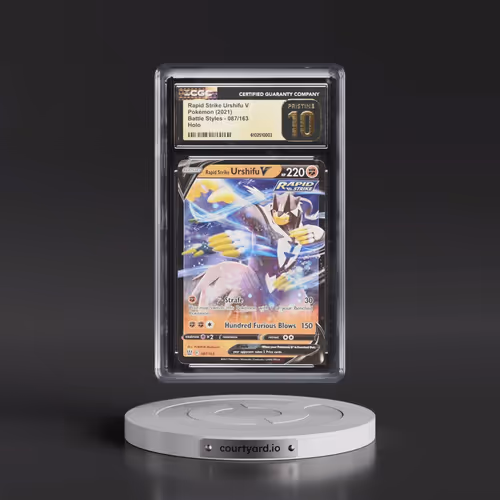 2021 Pokémon Sword & Shield Battle Styles #087 Rapid Strike Urshifu V - Holo (CGC 10 PRISTINE)