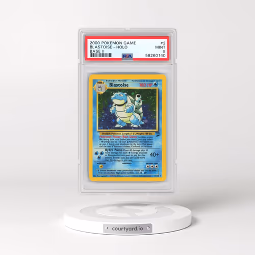 2000 Pokémon Game Base II #2 Blastoise - Holo (PSA 9 MINT)