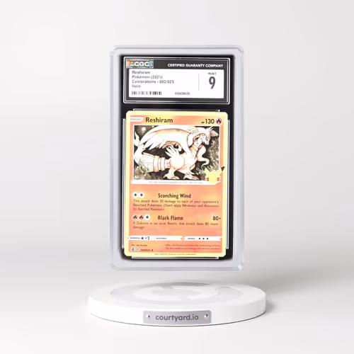 2021 Celebrations #002/025 Reshiram - Holo (CGC 9 MINT)