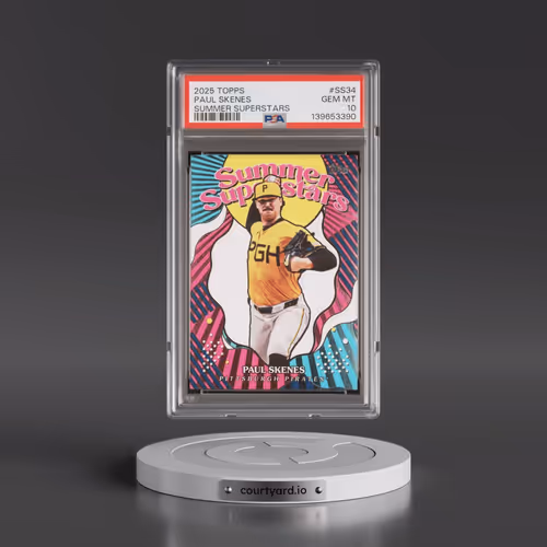 2025 Topps Summer Superstars #SS34 Paul Skenes (PSA 10 GEM MINT)