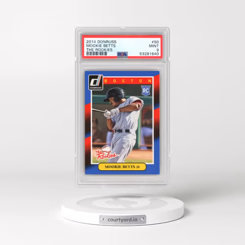 2014 Donruss the Rookies #50 Mookie Betts (PSA 9 MINT)