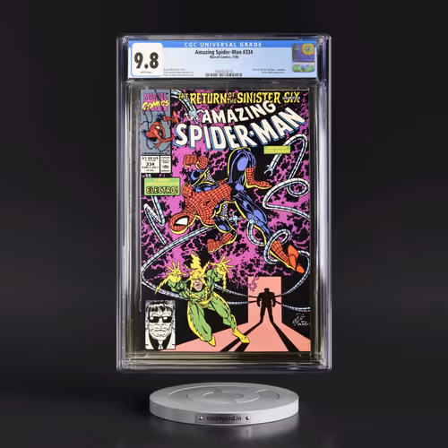Amazing Spider-Man #334 CGC 9.8 White Pages (Marvel Comics, 7/90) - Universal