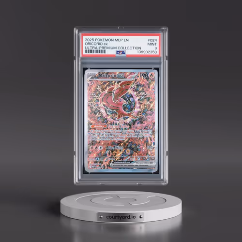 2025 Pokémon Mep EN-Me Black Star Promo #024 Oricorio EX - Holo Mega Charizard X EX Ultra-Premium Co