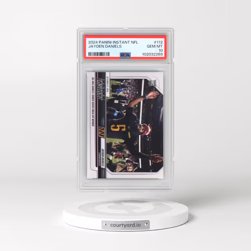 2024 Panini Instant NFL #112 Jayden Daniels (PSA 10 GEM MINT)