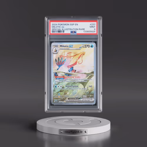 2024 Pokémon Ssp EN-Surging Sparks #237 Milotic EX - Holo Special Illustration Rare (PSA 9 MINT)