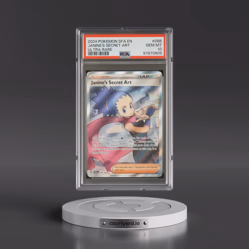 2024 Pokémon Sfa EN-Shrouded Fable #088 Janine's Secret Art - Ultra Rare (PSA 10 GEM MINT)
