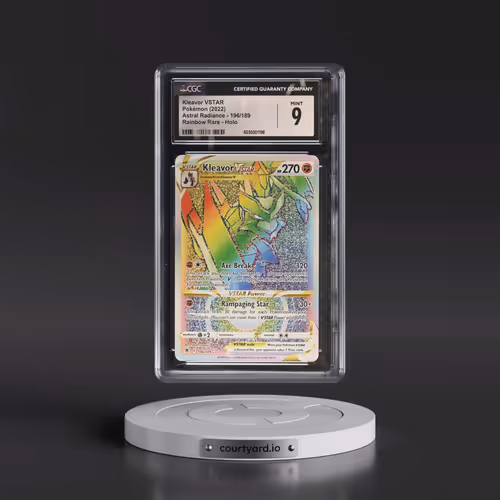 2022 Astral Radiance #196/189 Kleavor VSTAR - Holo Secret (CGC 9 MINT)