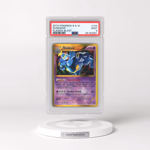 2013 Pokémon Black & White Plasma Blast #104 Dusknoir (PSA 9 MINT)
