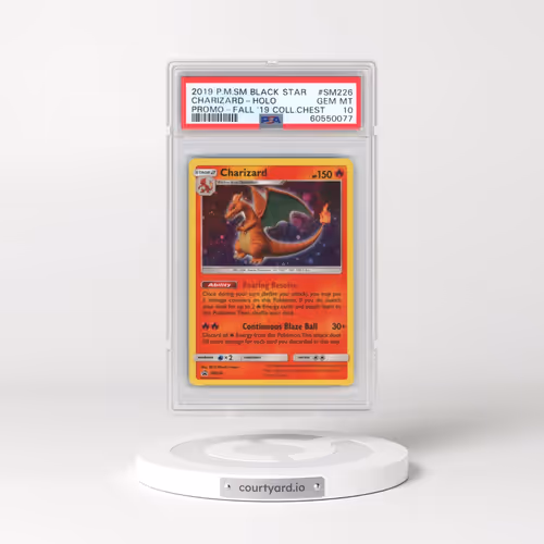 2019 Pokémon SM Black Star Promo #SM226 Charizard - Holo Fall 2019 Collector Chest (PSA 10 GEM MINT)