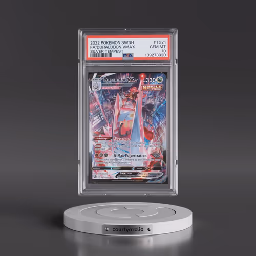2022 Pokémon Sword & Shield Silver Tempest #TG21 Duraludon Vmax - Full Art (PSA 10 GEM MINT)
