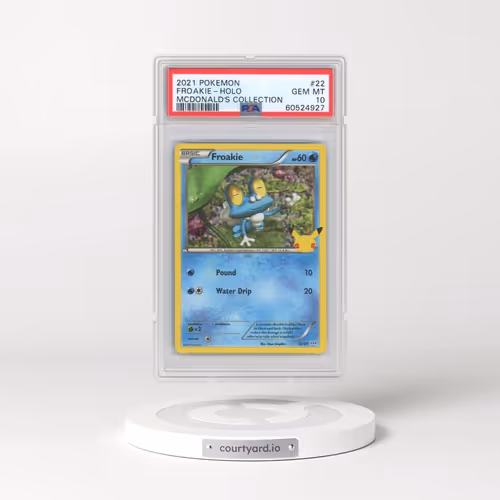 2021 Pokémon Mcdonald's Collection #22 Froakie - Holo (PSA 10 GEM MINT)