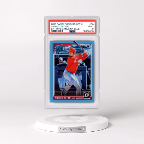 2018 Panini Donruss Optic #56 Shohei Ohtani - Carolina Blue (PSA 9 MINT)