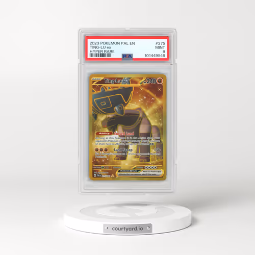 2023 Pokémon Pal EN-Paldea Evolved #275 Ting-LU EX - Holo Hyper Rare (PSA 9 MINT)