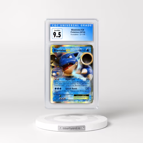 2016 Evolutions #21/108 Blastoise EX - Holo (CGC 10 GEM MINT)