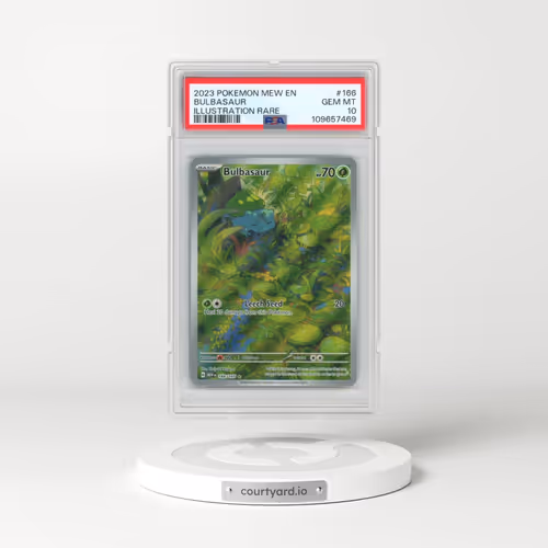 2023 Pokémon Mew EN-151 #166 Bulbasaur - Illustration Rare (PSA 10 GEM MINT)