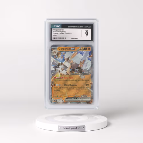2024 Stellar Crown - SCR EN #089/142 Garganacl ex - Holo (CGC 9 MINT)