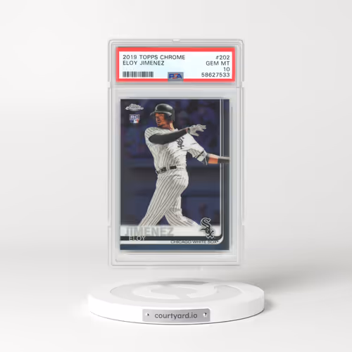 2019 Topps Chrome #202 Eloy Jimenez (PSA 10 GEM MINT)