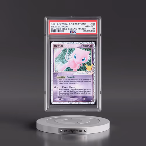 2021 Pokémon Celebrations Classic Collection #88 Mew EX - Holo Holo (PSA 10 GEM MINT)