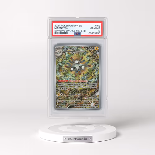 2024 Pokémon Svp EN-SV Black Star Promo #159 Magneton - Surging Sparks Pokemon Center Elite Trainer